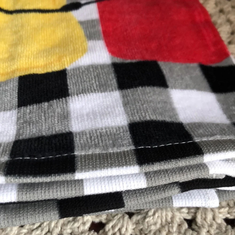 BBQ Party Ketchup & Mustard Kitchen Towel - Yellow & Red